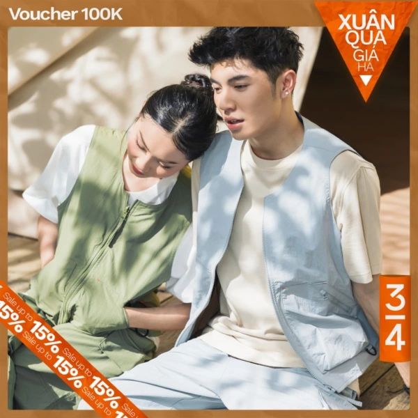 Một chiếc áo khoá kéo vải Taslan nhẹ vừa thoáng mát vừa duy trì form suốt cả ngày
