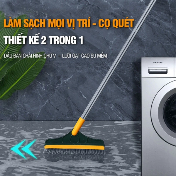 Một công cụ lau chùi đa năng khiến việc làm sạch phòng tắm trở nên nhanh gấp đôi