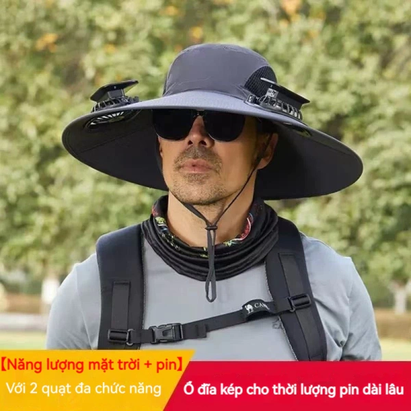 Mũ có quạt năng lượng mặt trời: Khi cảm giác mát nhẹ đổi thành lo lắng về thời lượng pin sau giờ làm
