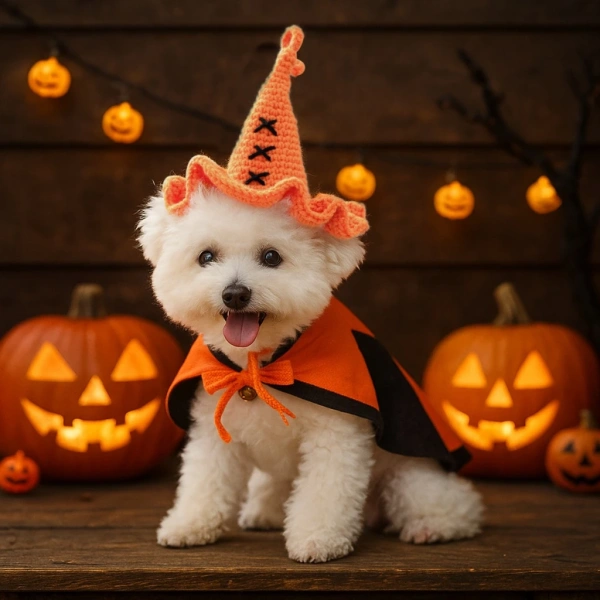 Mũ Halloween cho thú cưng có thể cản trở chuyển động, bất ngờ mà nhiều chủ mới mua thường chưa lường trước.