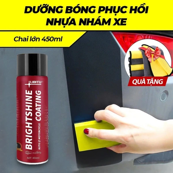 Mùa mưa kéo dài khiến lớp sơn nhựa xe máy khô ráp; xịt phục hồi và đánh bóng nhanh lại cho bề mặt sáng như mới