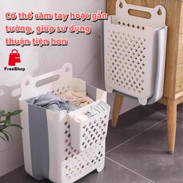 Nếu bạn nghĩ treo giỏ giặt trên tường luôn tiết kiệm diện tích, thực tế lại tiềm ẩn những khó khăn ít ai ngờ