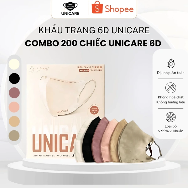 Nhận ra sau mùa hè rằng khẩu trang 6D ba lớp kháng khuẩn có thể chặn được tia UV và bụi mịn
