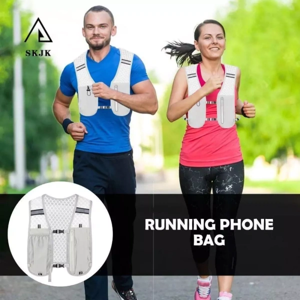 Những bất ngờ khi áo vest chạy bộ phản quang đồng thời bảo quản chai nước và ngăn ẩm trong mỗi buổi tập ngoài trời