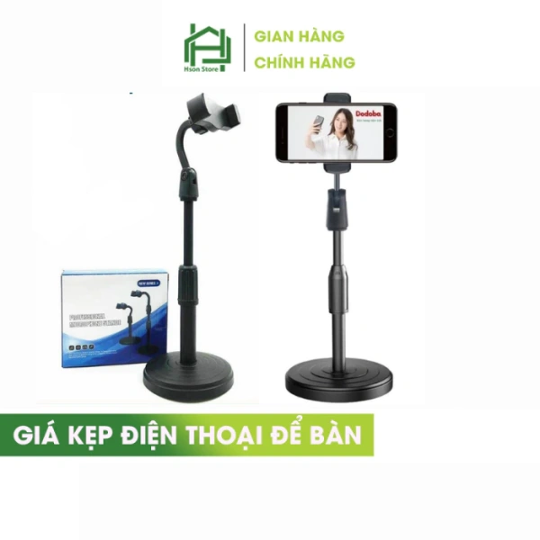Những bất ngờ khi chiếc kẹp điện thoại để bàn biến không gian làm việc thành góc quay livestream chuyên nghiệp