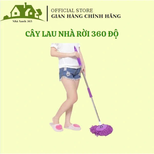 Những khoảnh khắc bất ngờ khi cây lau nhà rời 360 độ trợ lực vắt tay thực sự giảm thời gian lau sàn