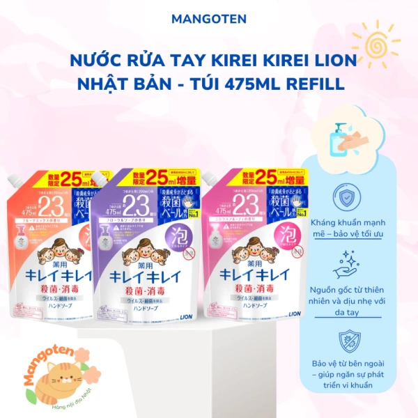 Nước rửa tay Nhật Bản dịu nhẹ – Khi hương thơm nhẹ không còn gây khô da cho những bữa tay thường ngày.