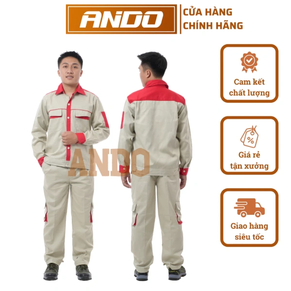 Quần áo bảo hộ lao động màu đỏ: chi tiết lớp lót thường bị bỏ qua cho tới khi làm việc cả ngày dưới nắng