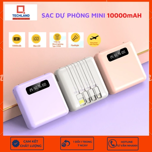 Sạc dự phòng 10000mAh: Khi sự tiện lợi lại kéo theo cảm giác nặng nề trong túi