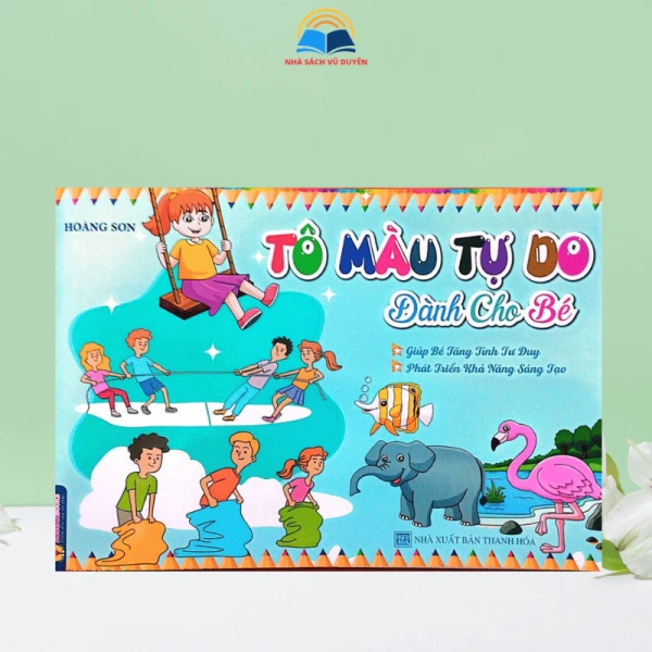 Sách tô màu tự do cho bé 3–6 tuổi: Khi mong muốn học màu, thực tế lại khơi dậy tư duy sáng tạo bất ngờ