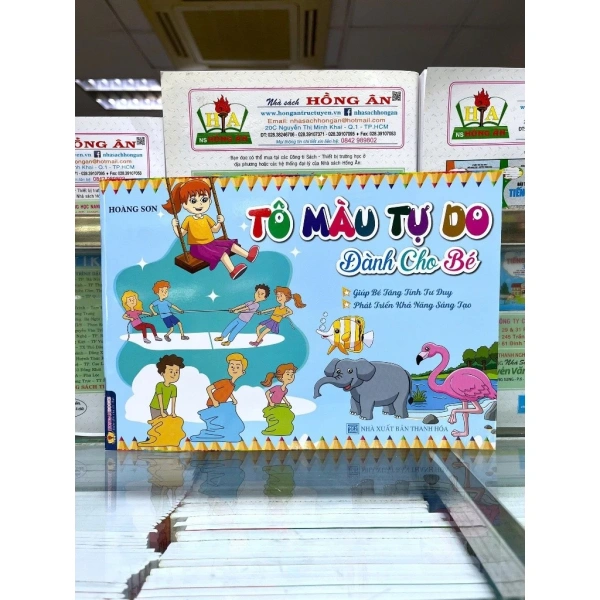 Sách tô màu tự do thường mở ra nền tảng sáng tạo cho bé mà phụ huynh ít nhận thấy