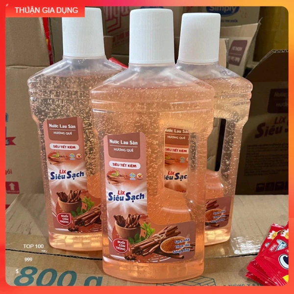 Sàn bóng mượt, hương quế lan tỏa: Khi chất tẩy lau sàn hương thơm đáp vượt mong đợi