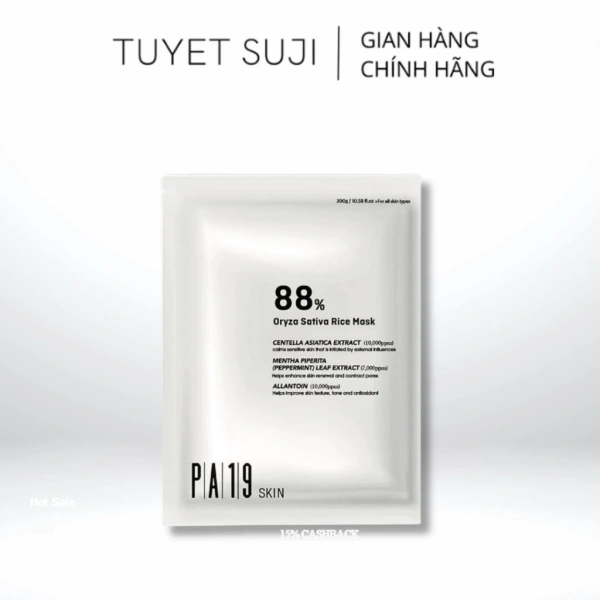 Sáng bừng chỉ sau một tuần dùng mặt nạ gạo, nhưng độ bám dính khiến buổi tối trở nên khó chịu
