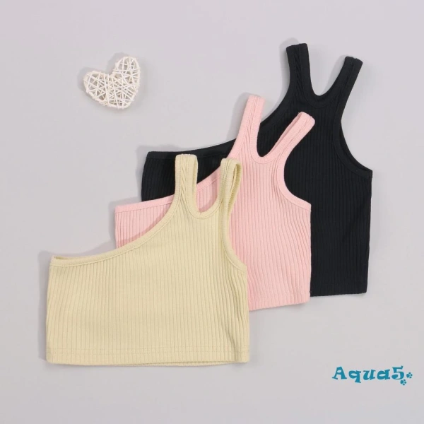 Sự bất ngờ khi áo croptop không tay cho bé 2‑7 tuổi khiến việc thay đồ trở nên chật chội hơn