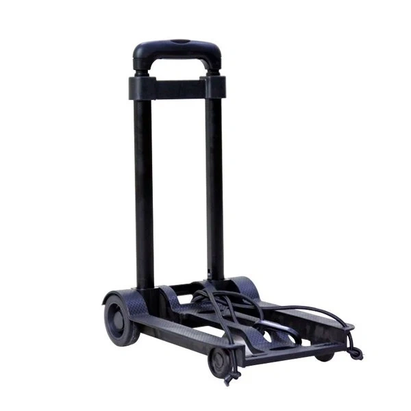 Sự bất ngờ khi chiếc xe đẩy gấp gọn tiện lợi lại gây mất ổn định vì dây buộc quá mềm và ngắn.