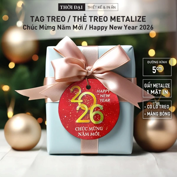Sự bất ngờ khi những thẻ treo metalize trang trí Tết 2026 mất độ bám chỉ sau vài ngày sử dụng