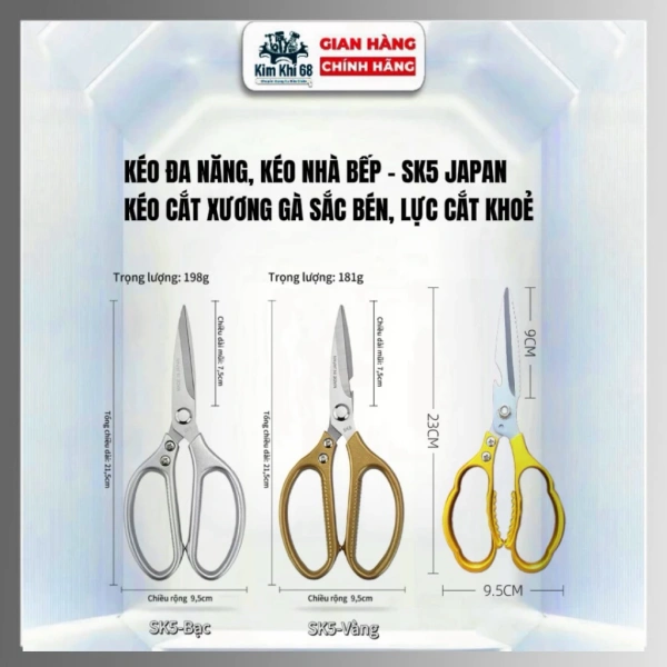 Sự thật không ngờ về kéo nhà bếp đa năng – độ bén giảm nhanh khi bảo quản không đúng