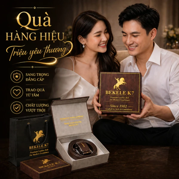 Thắt lưng da bảo hành 12 tháng thường mất form sau nửa năm: điều mà nhiều người chưa để ý