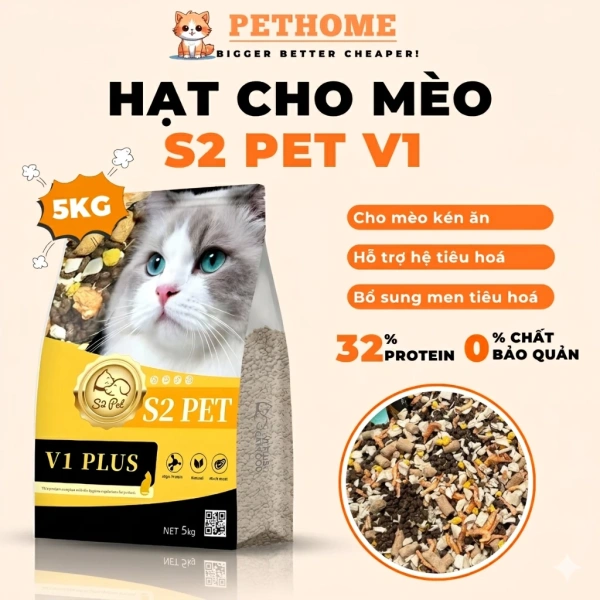 Thêm bột protein 32 % vào bát ăn khiến mèo tăng cân nhanh, nhưng tiêu hoá không luôn ổn như mong đợi