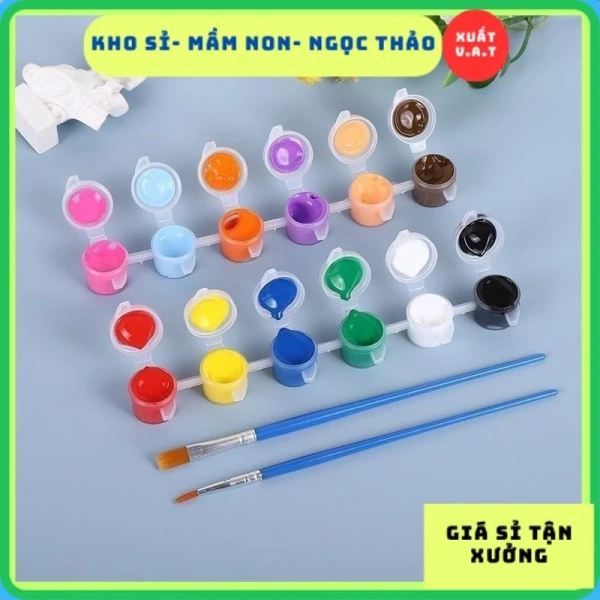 Thời gian khô chậm của màu nước acrylic khiến các bức tranh của bé dễ bị lem ngay sau khi hoàn thiện.