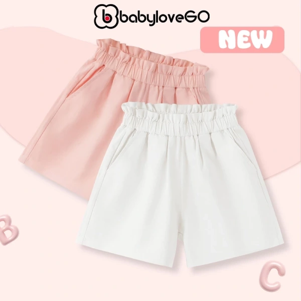 Vải kaki mềm mịn và cạp chun co giãn của quần đùi bé gái thực sự giữ cho bé mát mẻ, thoải mái suốt cả ngày hè?