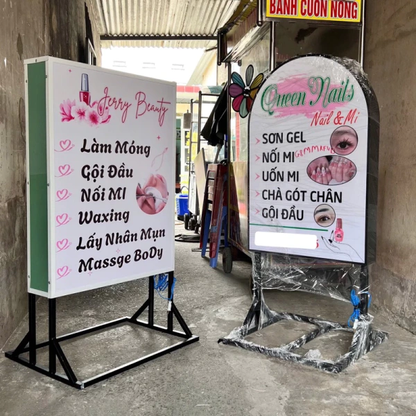 Vị trí lắp đặt và ánh sáng nền quyết định sức hút thực sự của bảng vẫy có đèn hơn bất kỳ kích thước nào