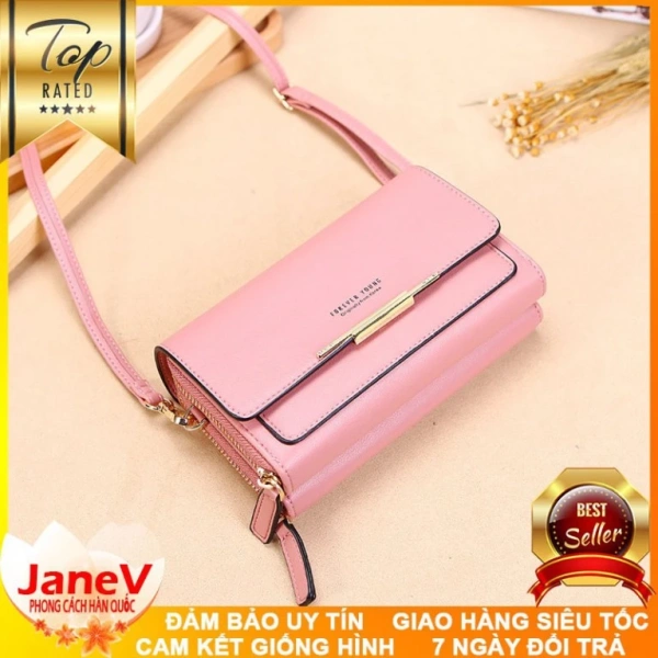 Việc lựa chọn ví cầm tay nữ đeo chéo phong cách Hàn Quốc sang trọng thường ẩn chứa bất tiện khi thẻ ngân hàng khó trượt.