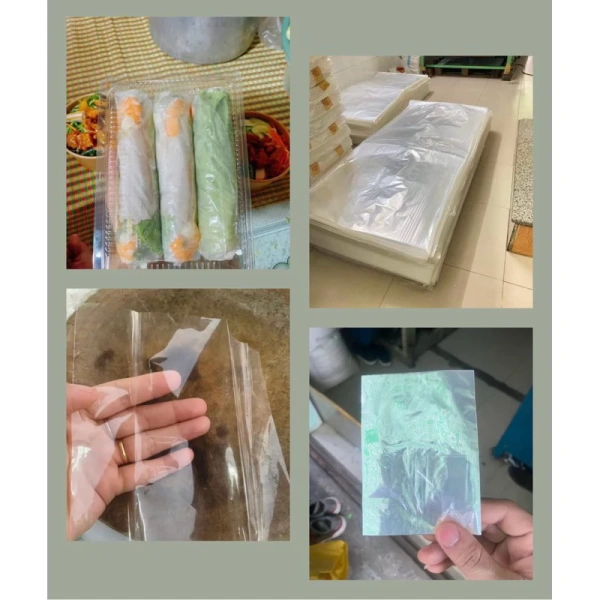 Việc màng kiếng trong bóng dính vào lớp nhân khiến gói nem chả khó khăn hơn thực tế