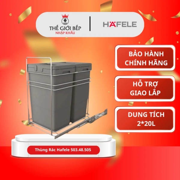 Thùng rác gắn cánh có nắp đậy kín giảm mùi bếp, nhưng thay túi rác lại không hề đơn giản như mong đợi - Ảnh 1