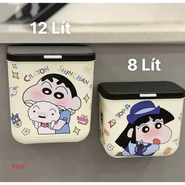 Thùng rác treo tủ bếp có nắp đậy và sticker hoạt hình: Khi ý tưởng gọn gàng gặp thực tế bừa bộn. - Ảnh 2