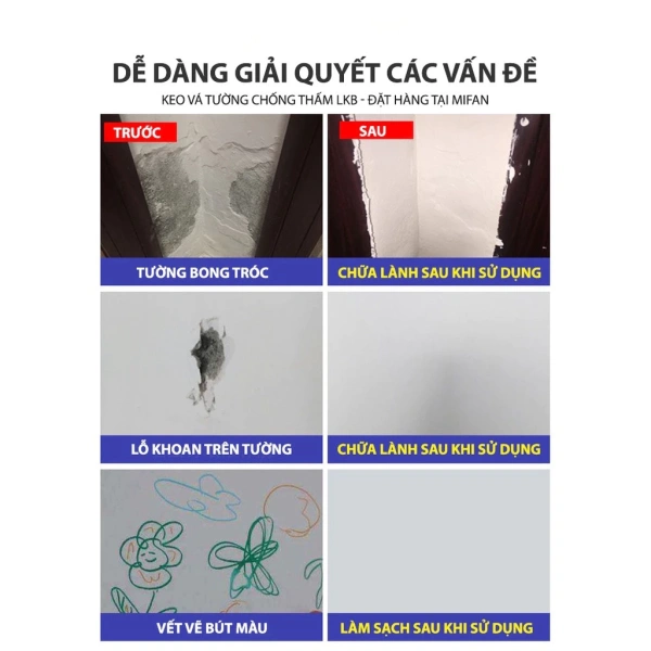 Thường nghĩ keo vá tường chống thấm chỉ bù rỗng, nhưng thực tế nó còn ngăn ngừa mốc và ẩm ướt lâu dài - Ảnh 4