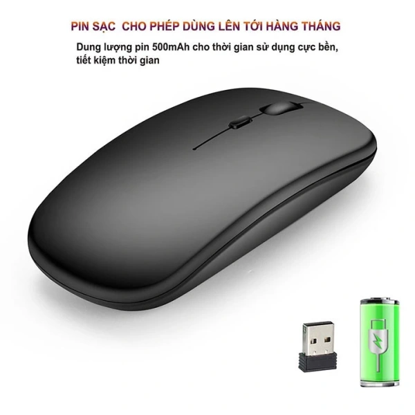 Chuột không dây tự sạc mang đến tiện lợi cho những người thường xuyên di chuyển hoặc làm việc ở những không gian chia sẻ. (Ảnh 5)