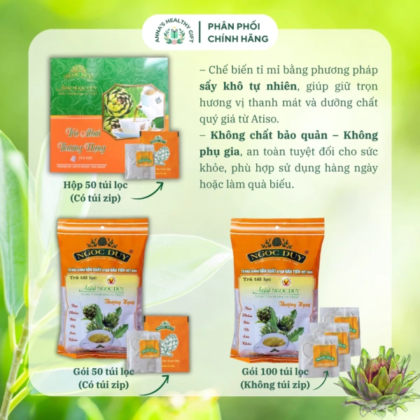 Để đáp ứng tiêu chí “hương vị tinh tế, nhẹ nhàng”, trà Atiso Thượng Hạng Ngọc Duy áp dụng quy trình khai thác nguyên liệu thiên tự nhiên và công nghệ chế biến hiện đại. (Ảnh 4) Để đáp ứng tiêu chí “hương vị tinh tế, nhẹ nhàng”, trà Atiso Thượng Hạng Ngọc Duy áp dụng quy trình khai thác nguyên liệu thiên tự nhiên và công nghệ chế biến hiện đại. (Ảnh 4)