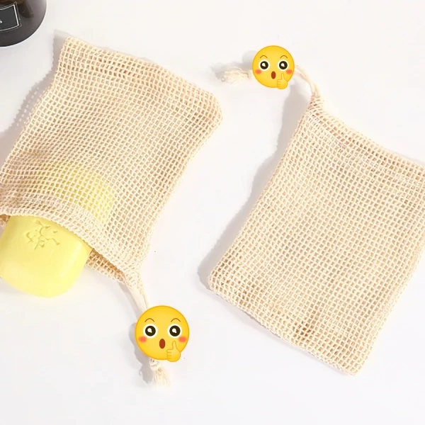 Vì thế, những người đã dùng túi đựng xà phòng tạo bọt 100% cotton tự nhiên thường nhận xét rằng “cảm giác bọt mịn hơn, xà phòng kéo dài hơn và không còn phải lo lắng về mốc hay hôi bám”. (Ảnh 3) Vì thế, những người đã dùng túi đựng xà phòng tạo bọt 100% cotton tự nhiên thường nhận xét rằng “cảm giác bọt mịn hơn, xà phòng kéo dài hơn và không còn phải lo lắng về mốc hay hôi bám”. (Ảnh 3)