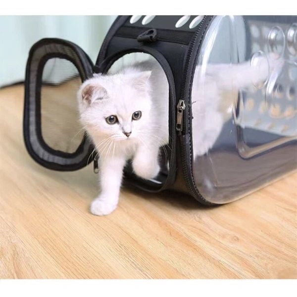 Trong danh sách các mẫu túi đang được giới trẻ nuôi thú cưng ưa chuộng, Túi vận chuyển trong suốt cao cấp dành cho chó mèo do Xukapetshop cung cấp nổi bật nhờ thiết kế gập gọn, độ bền cao và tính năng “thở” được tích hợp. (Ảnh 4)