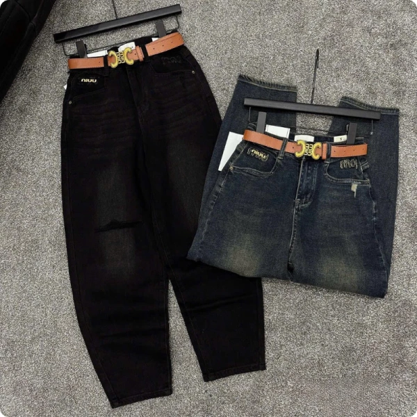 Thị trường hiện nay có nhiều mẫu quần jeans baggy với các mức độ co giãn và thiết kế vòng lưng khác nhau. (Ảnh 5)