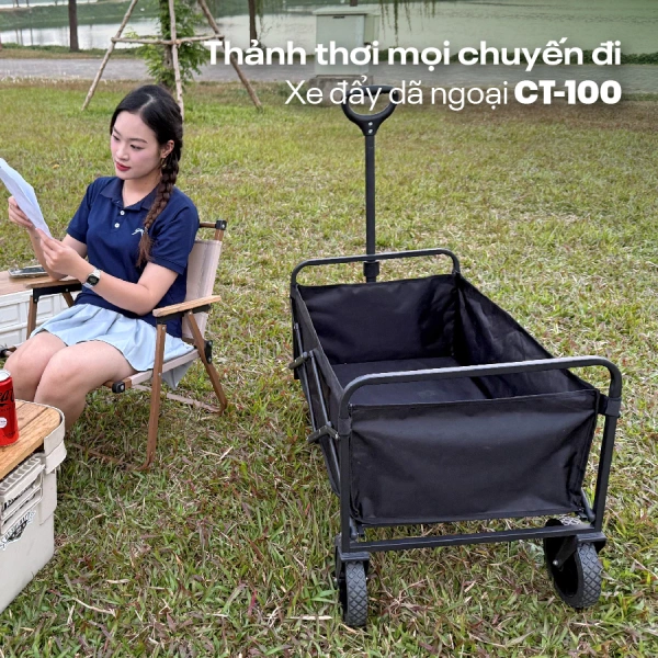 Hệ thống gập của xe kéo Fujihome được tối ưu để người dùng có thể mở hoặc gập chỉ trong vòng 30 giây mà không cần công cụ phụ trợ. (Ảnh 3)