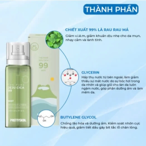 Với công thức này, xịt không chỉ mang lại cảm giác tươi mát ngay lập tức mà còn hỗ trợ kiểm soát dầu trong khoảng 2‑3 giờ, đủ cho hầu hết những buổi làm việc văn phòng hoặc các hoạt động ngoài trời ngắn. (Ảnh 4)
