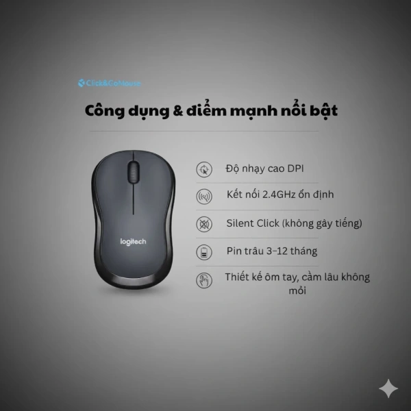 Âm thanh im lặng của chuột không dây khiến không gian làm việc và học tập thật sự yên bình - Ảnh 2 Âm thanh im lặng của chuột không dây khiến không gian làm việc và học tập thật sự yên bình - Ảnh 2