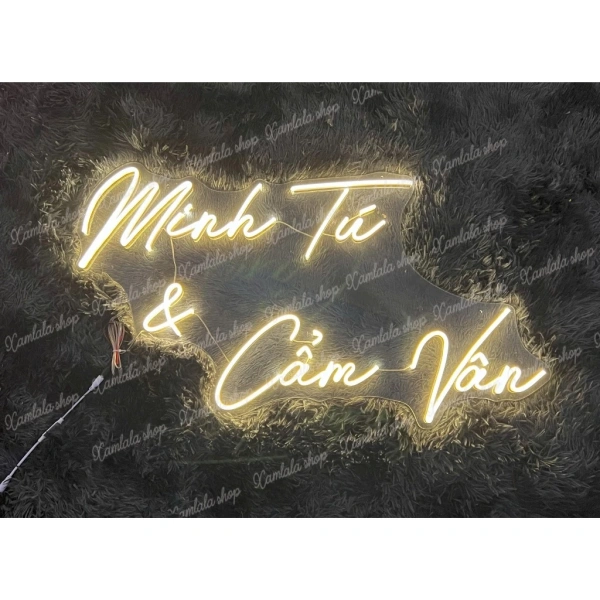Nếu bạn đang tìm kiếm một giải pháp vừa “đẹp” vừa “bảo chứng” về chất lượng, Đèn LED Tên Cô Dâu - Chú Rể Thiết Kế Theo Yêu Cầu của XAMLALA là một lựa chọn đáng cân nhắc. (Ảnh 3)