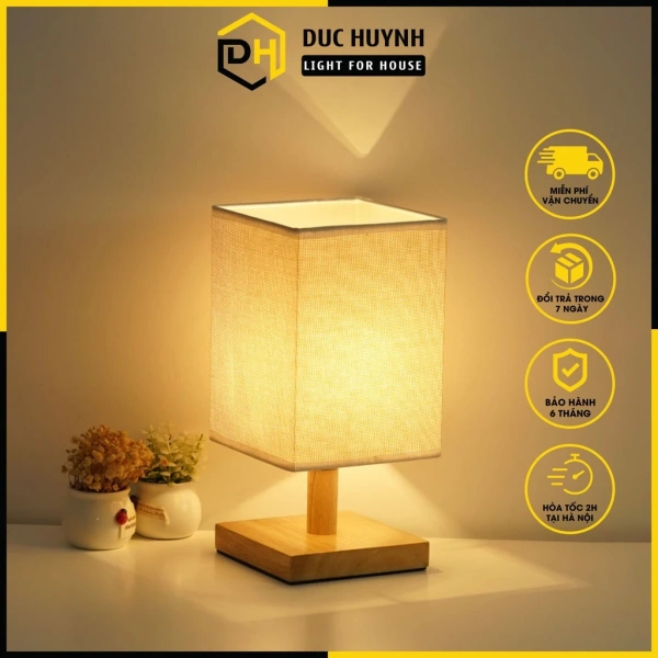 Ánh sáng ấm nhẹ của đèn ngủ gỗ khiến không gian phòng ngủ trở nên thư giãn hơn - Ảnh 1 Ánh sáng ấm nhẹ của đèn ngủ gỗ khiến không gian phòng ngủ trở nên thư giãn hơn - Ảnh 1