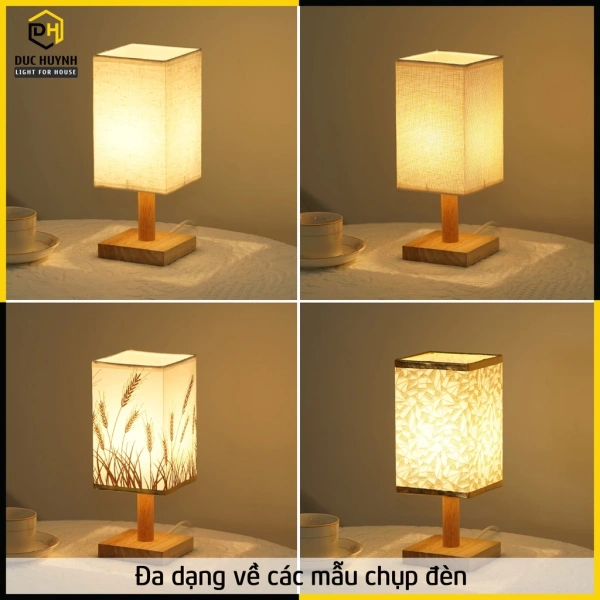 Ví dụ thực tiễn: Bạn có thể đặt đèn ngủ để bàn đế gỗ chao vuông DN008 ngay bên cạnh đầu giường. (Ảnh 4) Ví dụ thực tiễn: Bạn có thể đặt đèn ngủ để bàn đế gỗ chao vuông DN008 ngay bên cạnh đầu giường. (Ảnh 4)
