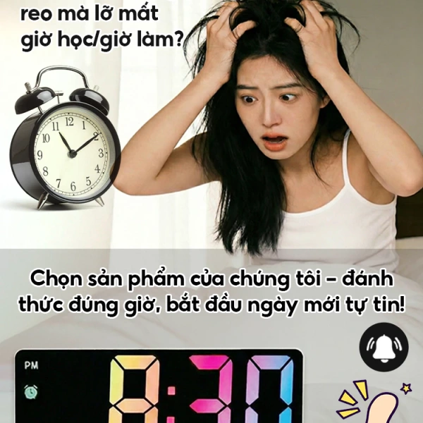 Ánh sáng LED vintage từ đồng hồ báo thức để bàn vừa đánh thức, vừa biến không gian học và gaming thành điểm nhấn - Ảnh 1 Ánh sáng LED vintage từ đồng hồ báo thức để bàn vừa đánh thức, vừa biến không gian học và gaming thành điểm nhấn - Ảnh 1