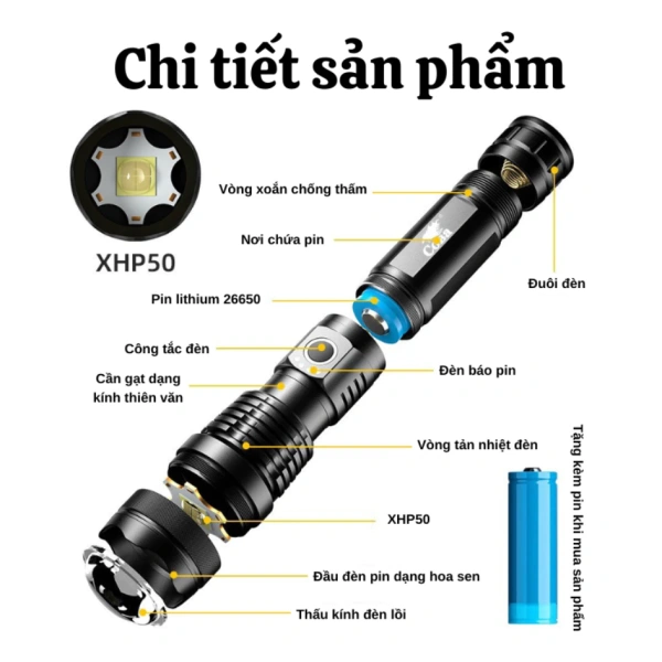 Ánh sáng liên tục của đèn pin cầm tay chống thấm nước trong cơn mưa khiến người dùng xem lại tiêu chuẩn độ bền - Ảnh 3