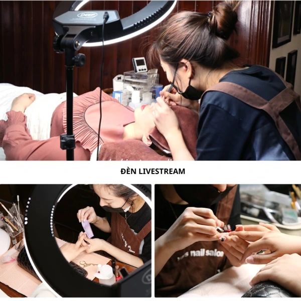 Nếu đang tìm kiếm một bộ đèn livestream toàn diện, đáp ứng nhu cầu cả chụp ảnh, quay phim và bán hàng trực tuyến, Đèn livestream bán hàng trợ sáng studio kèm chân đỡ 2m1 có thể là một lựa chọn đáng cân nhắc. (Ảnh 4) Nếu đang tìm kiếm một bộ đèn livestream toàn diện, đáp ứng nhu cầu cả chụp ảnh, quay phim và bán hàng trực tuyến, Đèn livestream bán hàng trợ sáng studio kèm chân đỡ 2m1 có thể là một lựa chọn đáng cân nhắc. (Ảnh 4)