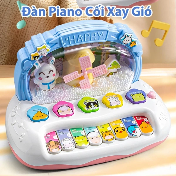 Ánh sáng nhấp nháy trên đàn piano điện tử khiến trẻ ngừng khám phá âm thanh động vật - Ảnh 1