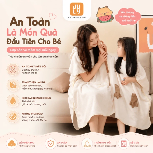 Hiện nay trên thị trường có đa dạng chất liệu vải dành cho áo choàng tắm. (Ảnh 3)
