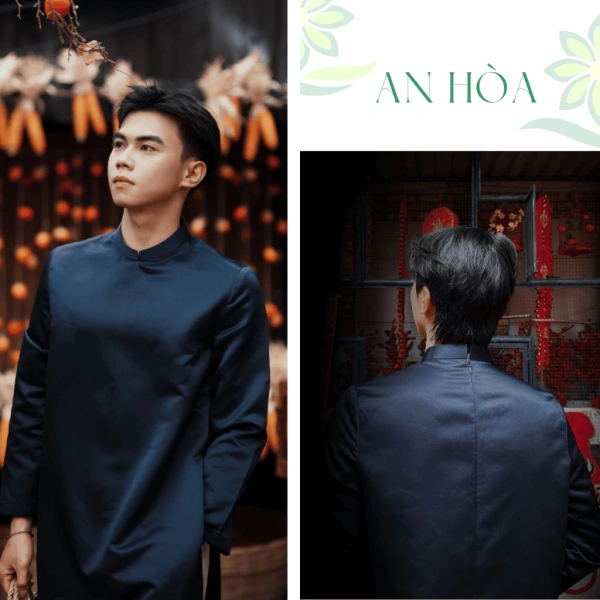 Áo dài nam dày dặn tăng vẻ trang trọng cho lễ Tết, nhưng lại hạn chế sự linh hoạt trong di chuyển - Ảnh 1 Áo dài nam dày dặn tăng vẻ trang trọng cho lễ Tết, nhưng lại hạn chế sự linh hoạt trong di chuyển - Ảnh 1