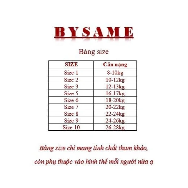Hầu hết các shop sẽ cung cấp bảng size chi tiết kèm thông số chiều cao, cân nặng và vòng ngực. (Ảnh 4) Hầu hết các shop sẽ cung cấp bảng size chi tiết kèm thông số chiều cao, cân nặng và vòng ngực. (Ảnh 4)