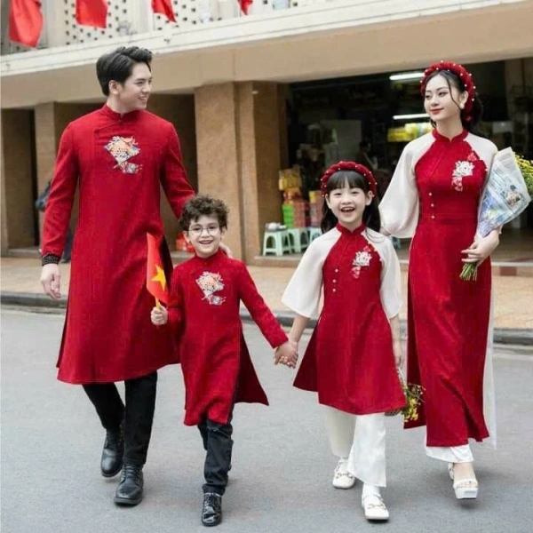 Áo dài Tết với chất liệu mịn như tuyết mưa: cảm giác thoáng mát vượt qua cả ngày lễ - Ảnh 1 Áo dài Tết với chất liệu mịn như tuyết mưa: cảm giác thoáng mát vượt qua cả ngày lễ - Ảnh 1